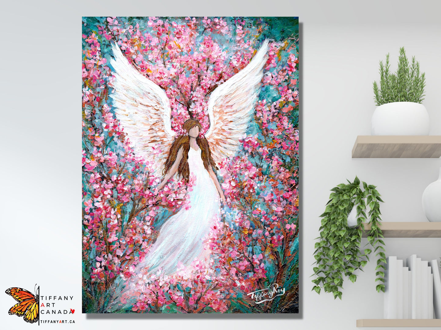 Abstract Angel painting