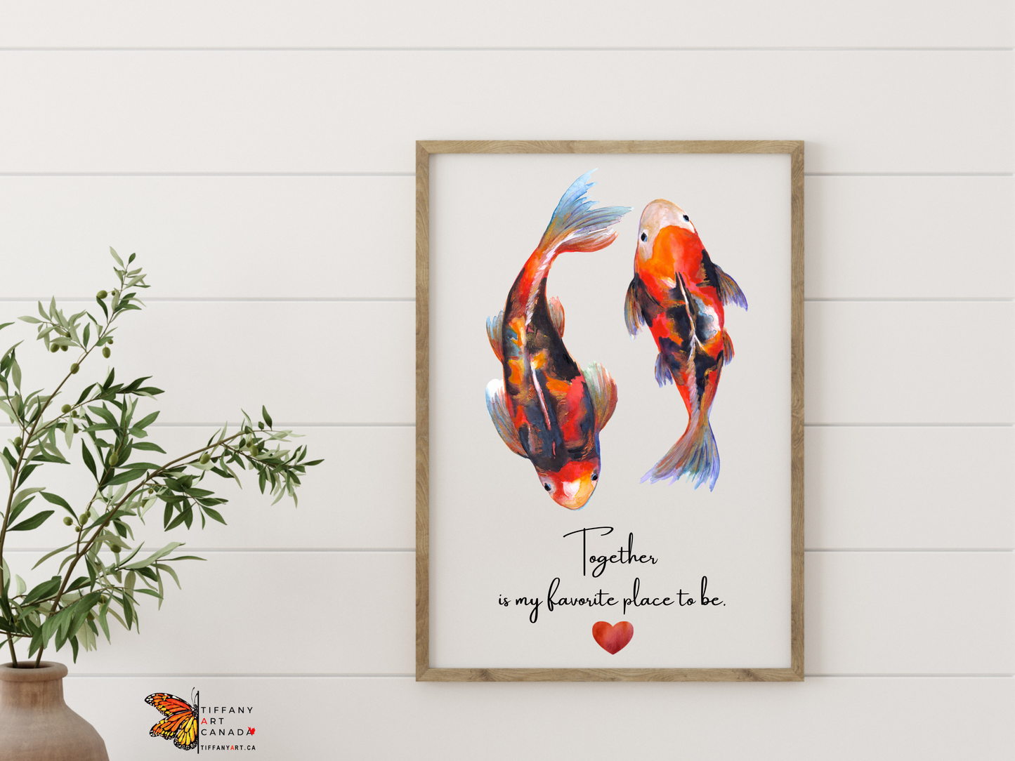 Koi Fish Couple Print