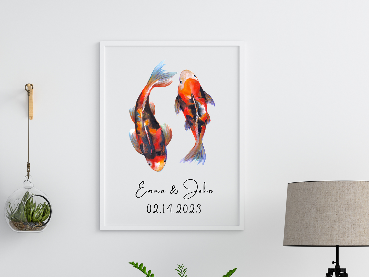 Koi Fish Couple Print