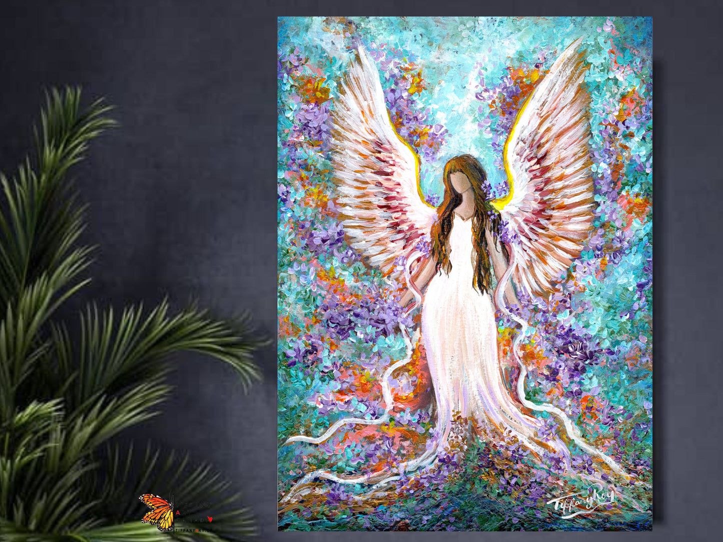 Abstract Angel painting