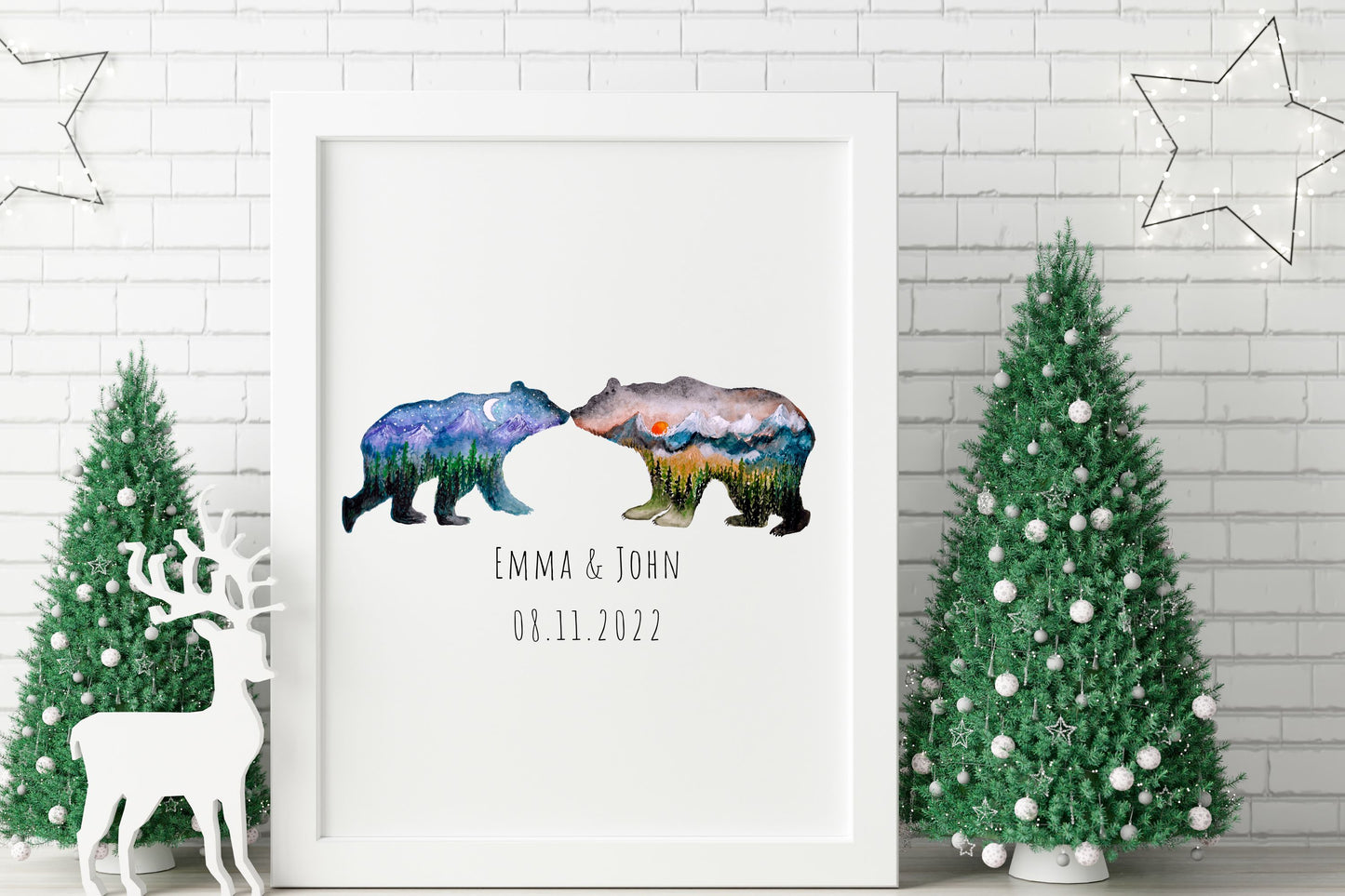 Bear Couple Print