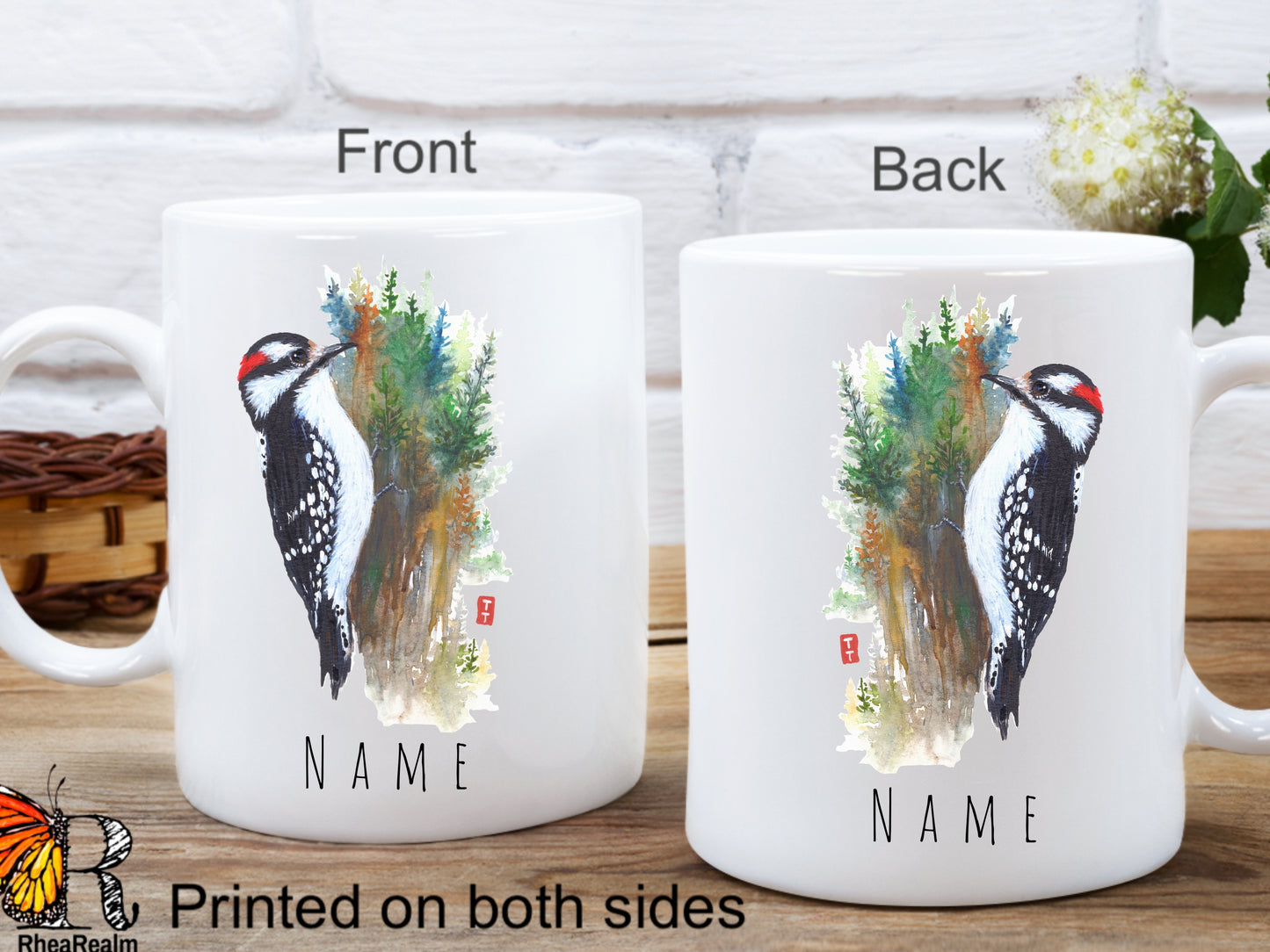 Personalized Woodpecker Mug