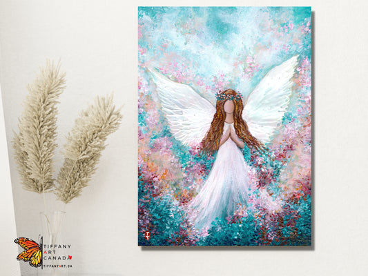 Original Angel Painting on Canvas