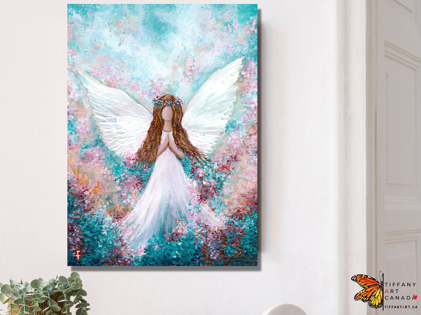 Original Angel Painting on Canvas