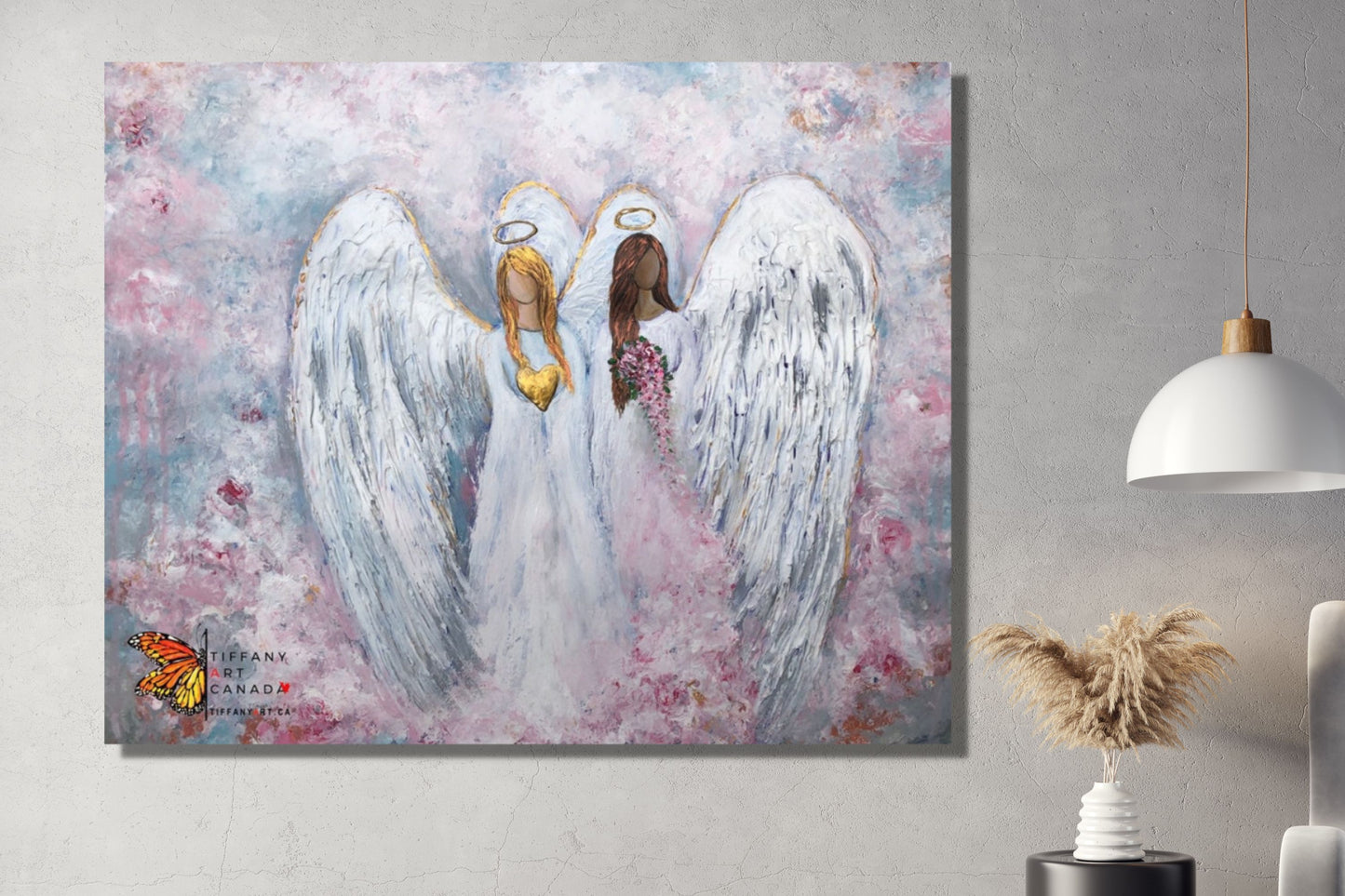 Always My Sister, Two Angel Painting