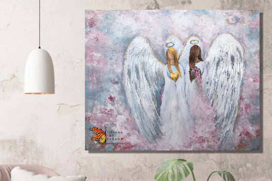 Always My Sister, Two Angel Painting