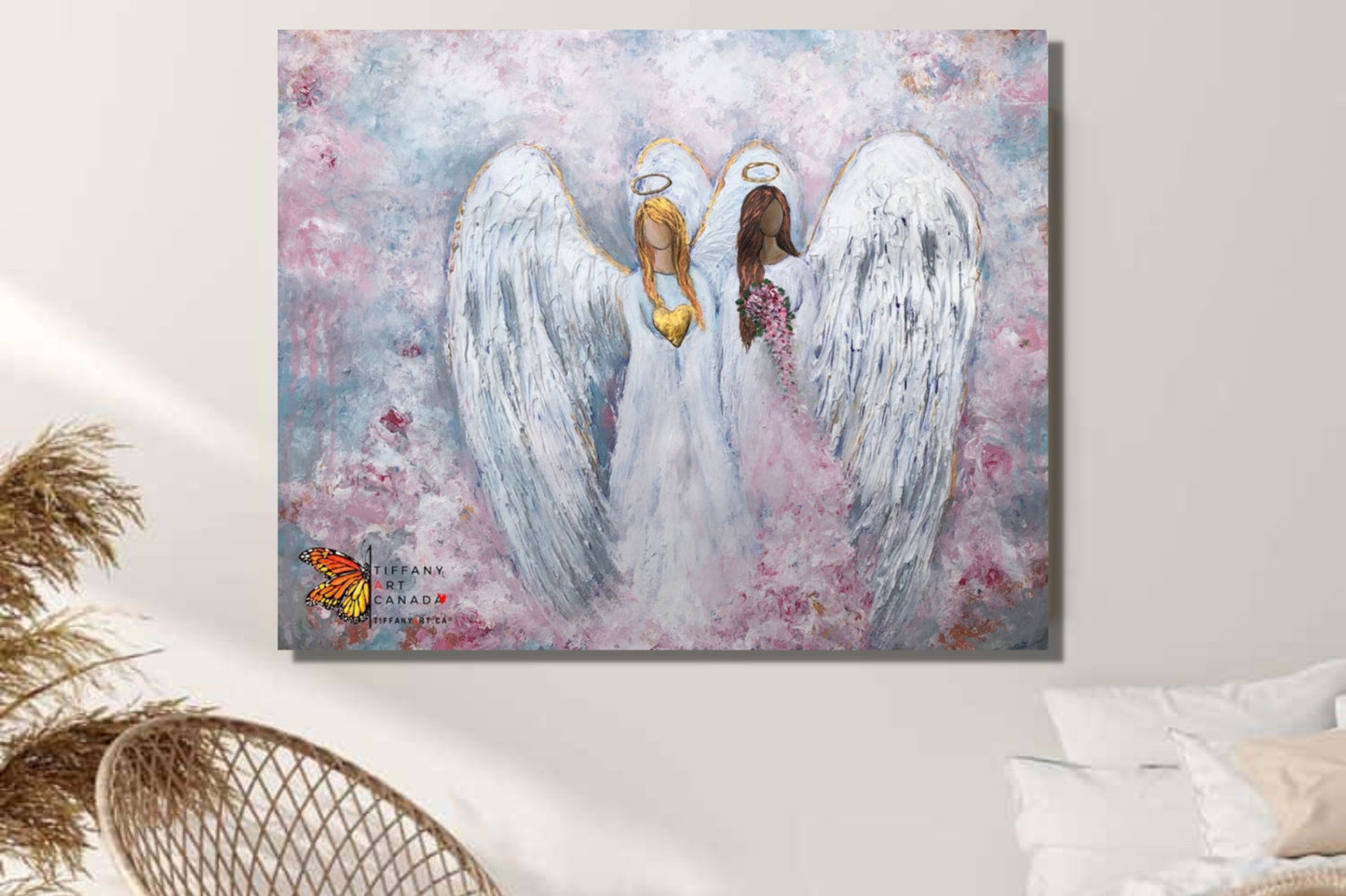 Always My Sister, Two Angel Painting