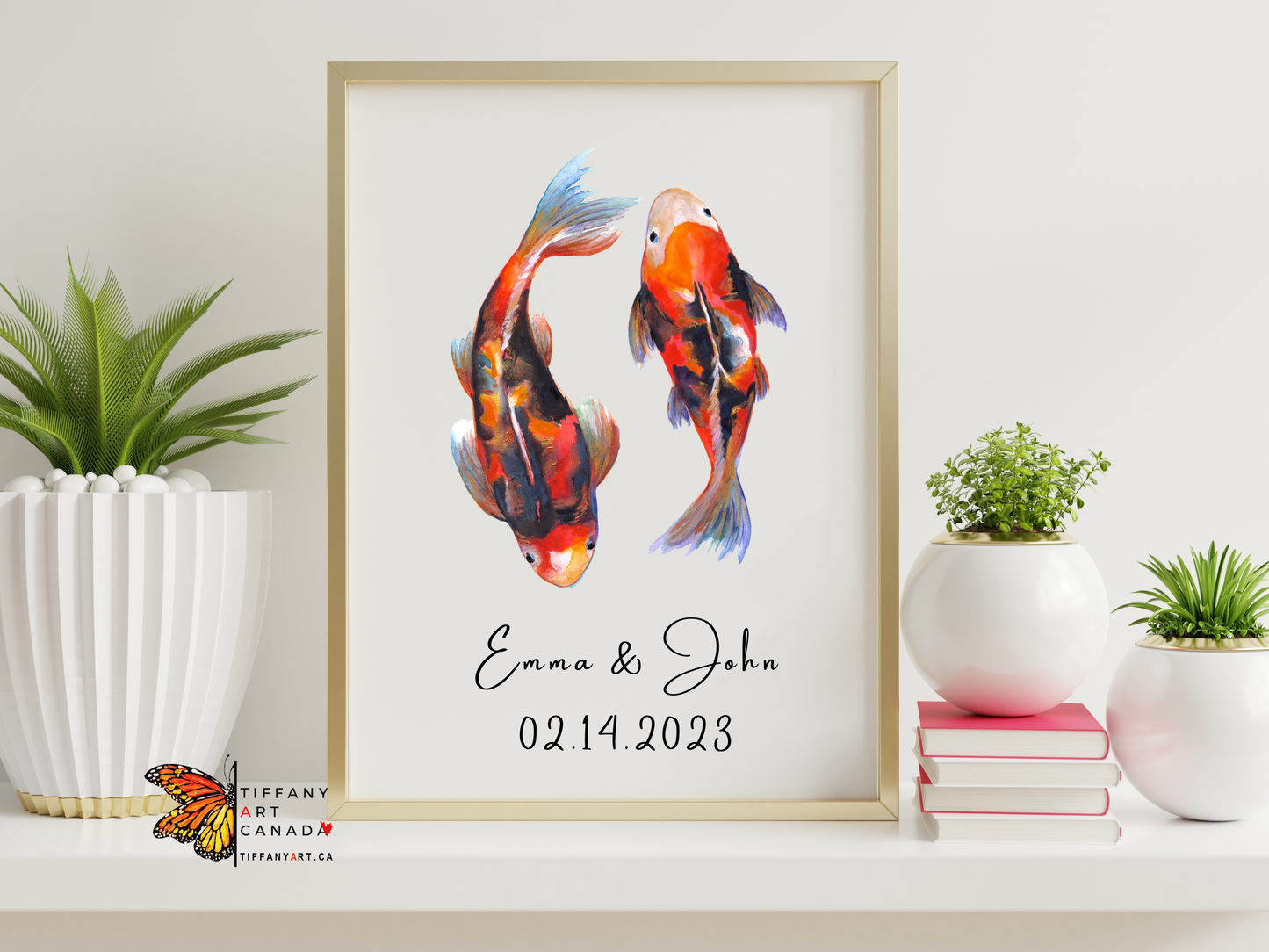 Koi Fish Couple Print