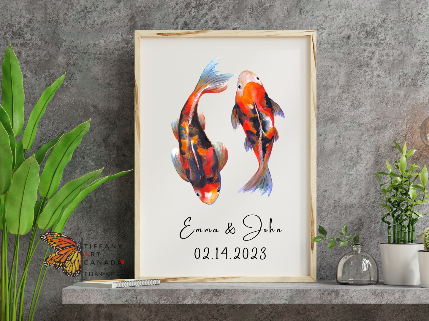 Koi Fish Couple Print