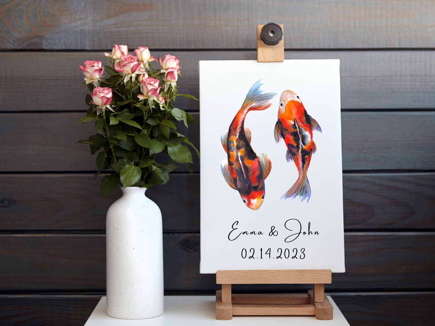 Koi Fish Couple Print