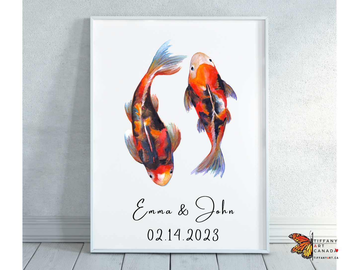 Koi Fish Couple Print