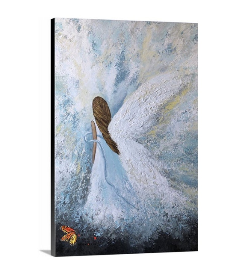 Angel always be by your side painting