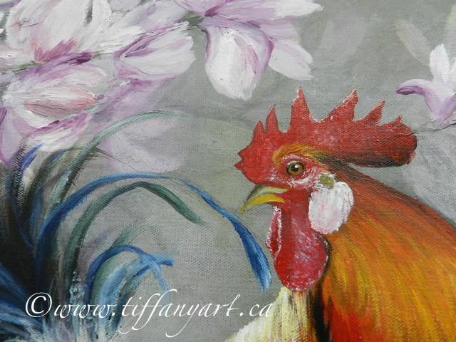 Rooster,rooster painting,rooster kitchen decor,rooster decor,country decor,farmhouse decor,rustic country decor,rooster wall art,rooster art