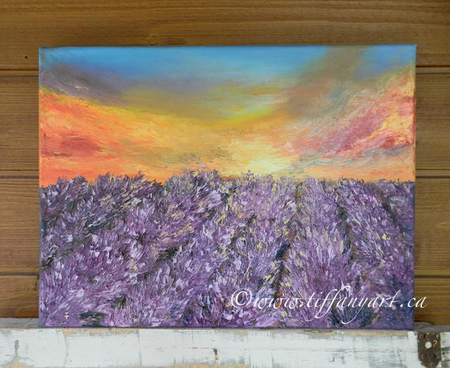 Lavender, Lavender fields, Lavender art,original oil painting,French Lavender,Lavender art,Lavender oil painting,oil textured art,canvas art