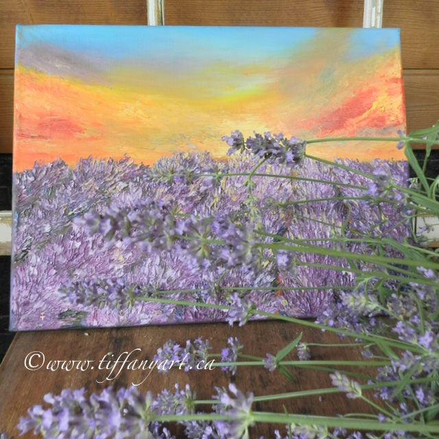 Lavender, Lavender fields, Lavender art,original oil painting,French Lavender,Lavender art,Lavender oil painting,oil textured art,canvas art