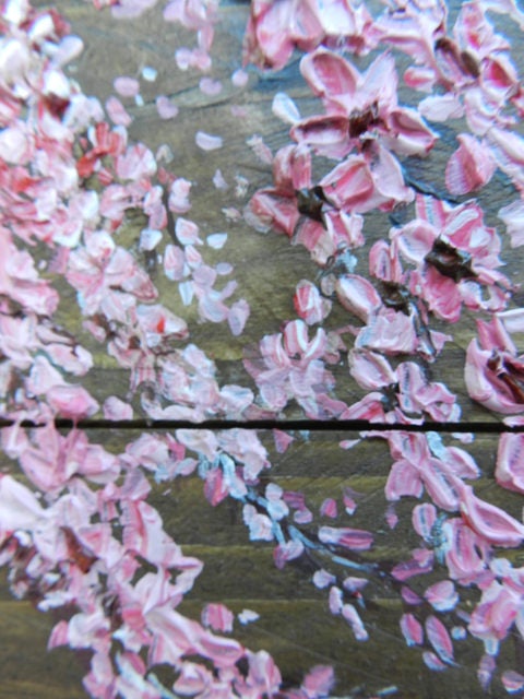 Custom Cherry Blossoms Painting For Couple