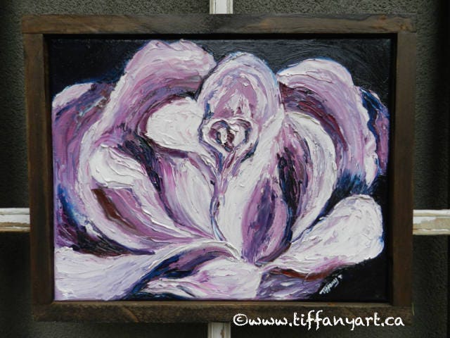 Rose oil Painting, Impasto painting, impasto oil painting, flower oil painting, rose painting, rose art, floral painting, flower wall art