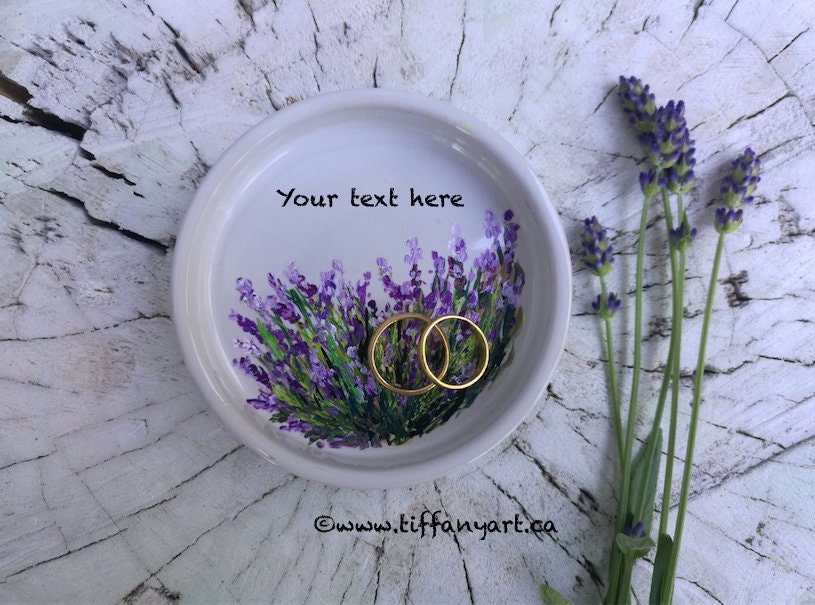 Personalized ring store dish