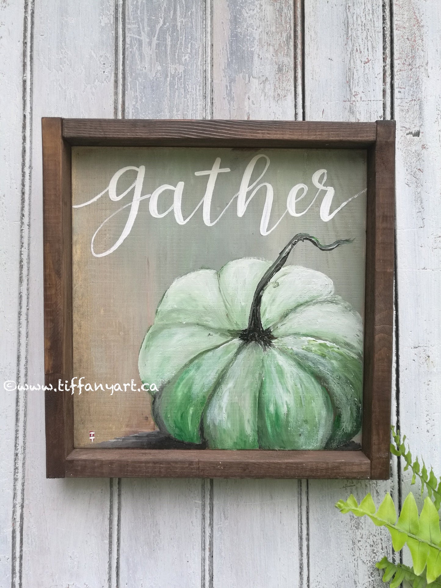 Gather sign, Gather wood sign, wooden gather sign, Farmhouse sign, Fall decor, Thanksgiving decor, Autumn decor, pumpkin wall art, pumpkin