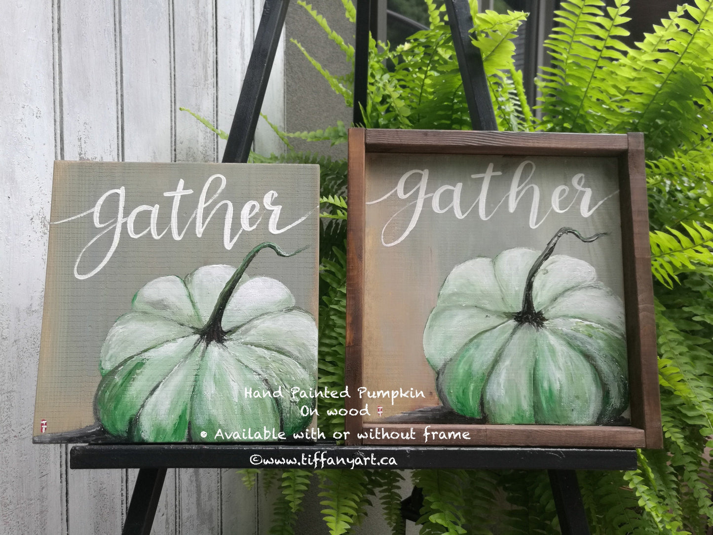 Gather sign, Gather wood sign, wooden gather sign, Farmhouse sign, Fall decor, Thanksgiving decor, Autumn decor, pumpkin wall art, pumpkin