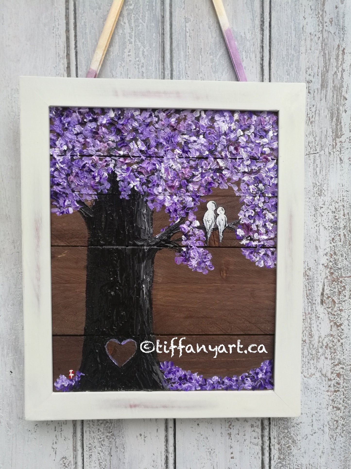 Personalized Love Bird Painting |Wedding Gift For Couple