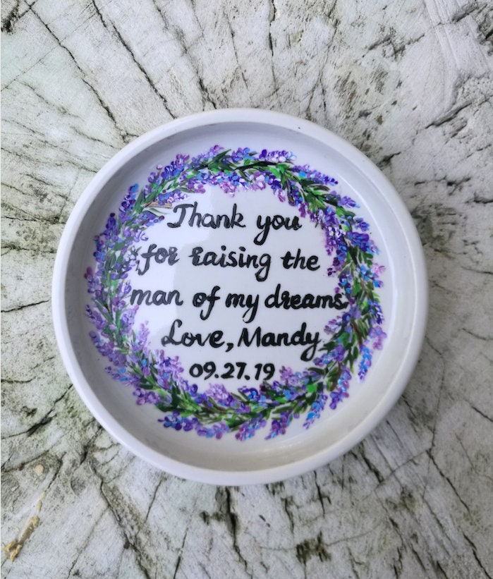 Thank You For Raising The Man Of My Dreams, Mother in law gift, Wedding Gift, Mother of the Groom, Parents Wedding Gift, Gift for Parents,