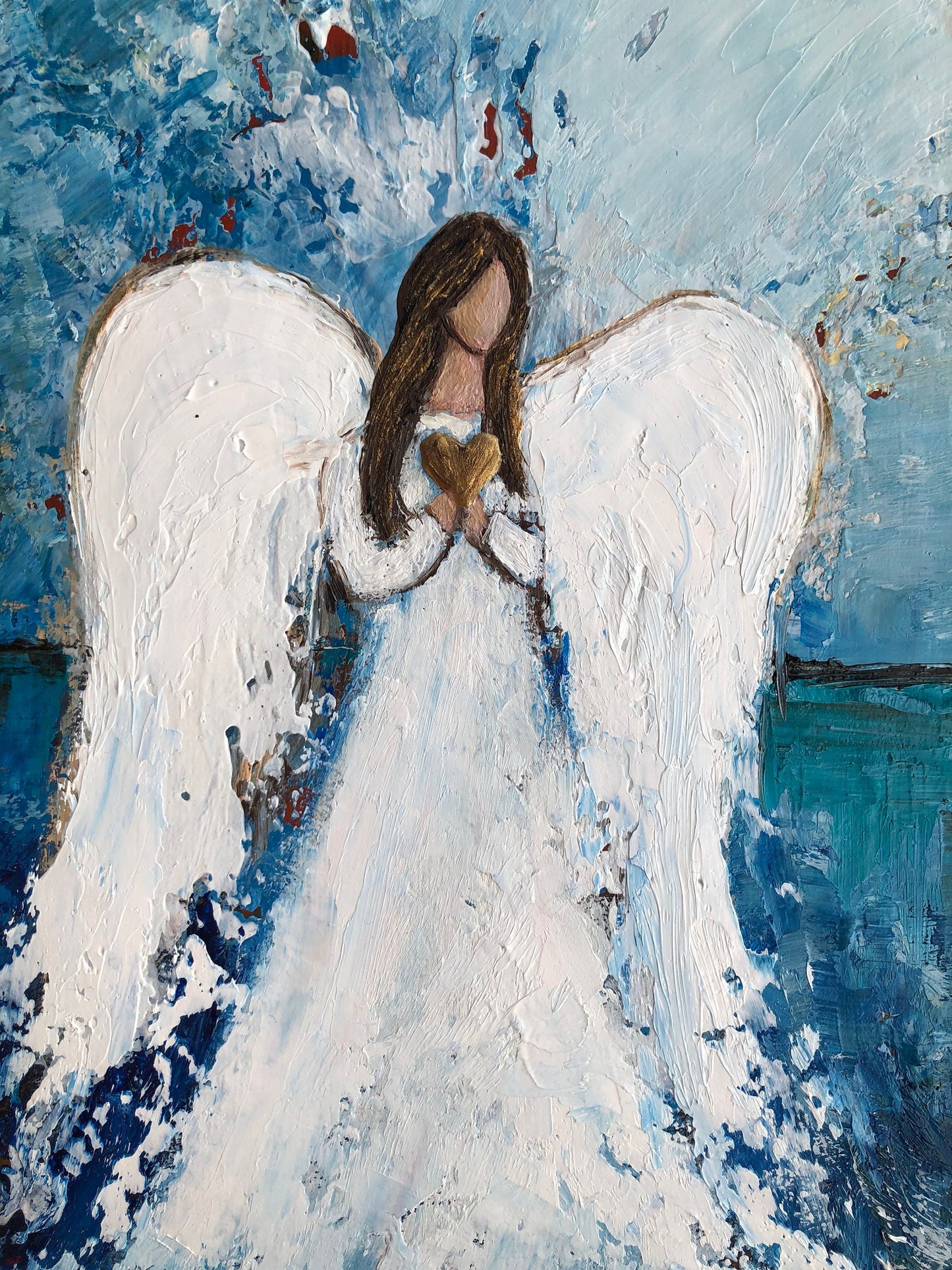 Original Angel oil painting