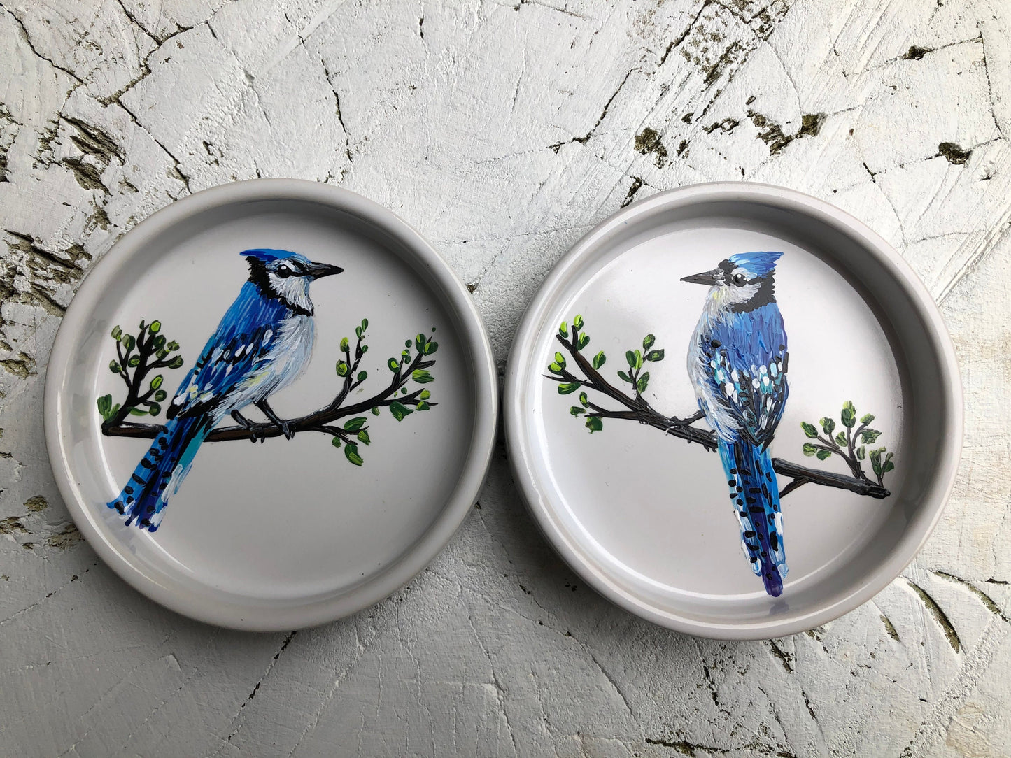 Gift for parents, Wedding gift, Hand painted ring dish, Gift for Mom, Gift for Dad, Gift for couple, Customized Ring dish, Bird ring dish