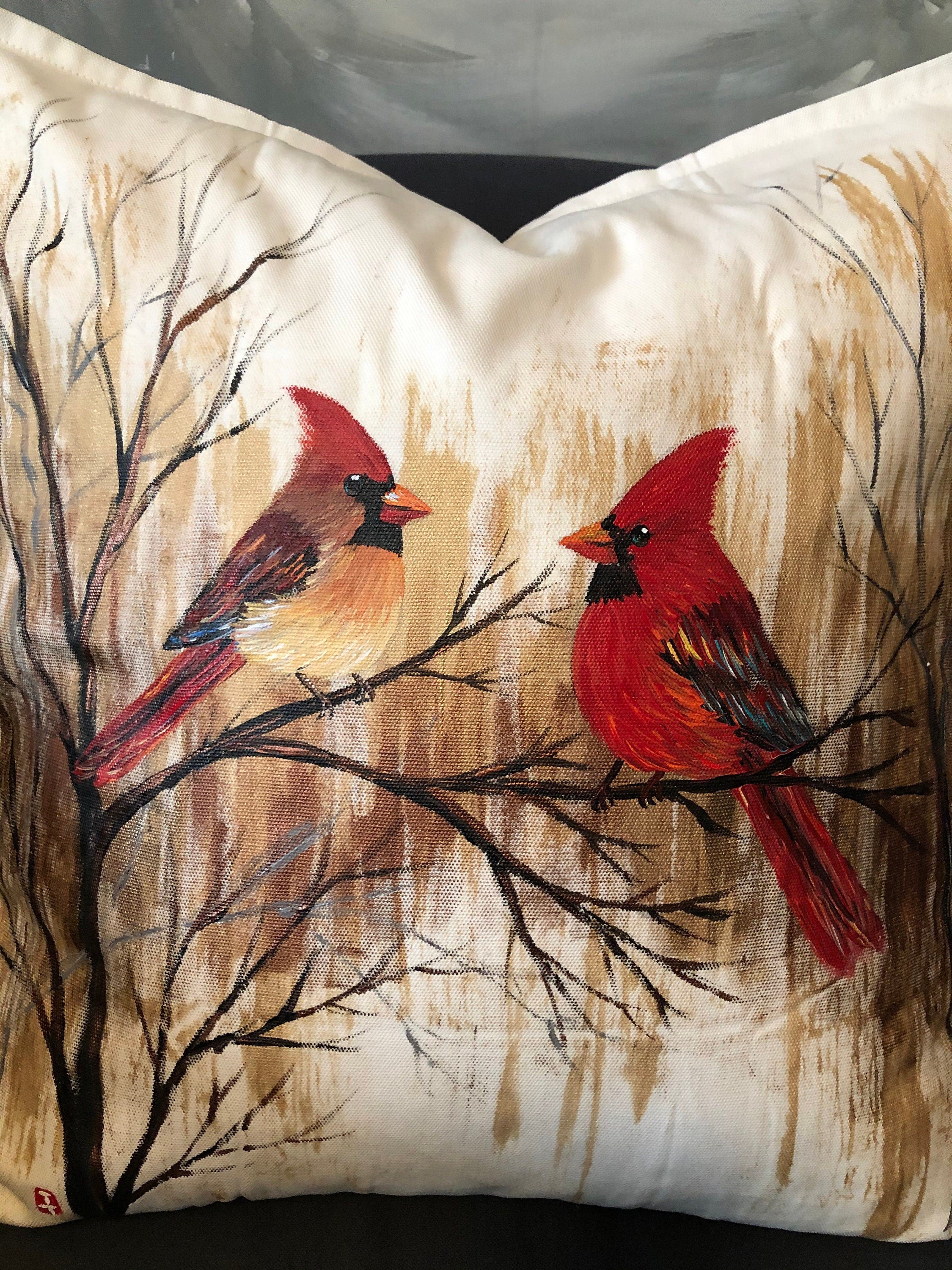 Cardinal store pillow cover