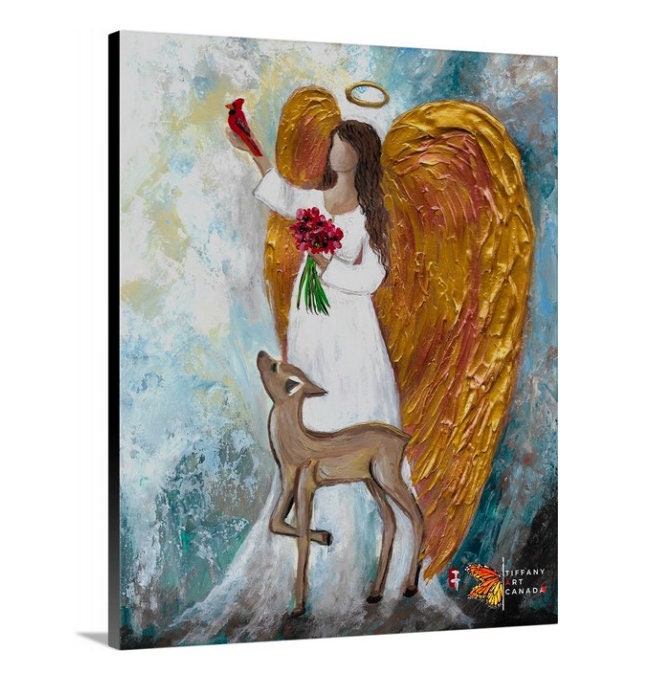 Forever with You, Original Angel Painting