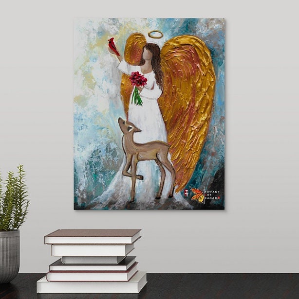 Forever with You, Original Angel Painting