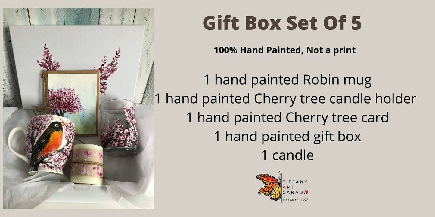 Hand Painted Mom Gift, Mothers Day Gift, Gift For Mom, Mothers Gift Set, Mom Gift Basket, Gift Box For Mom, Mothers Day Personalized