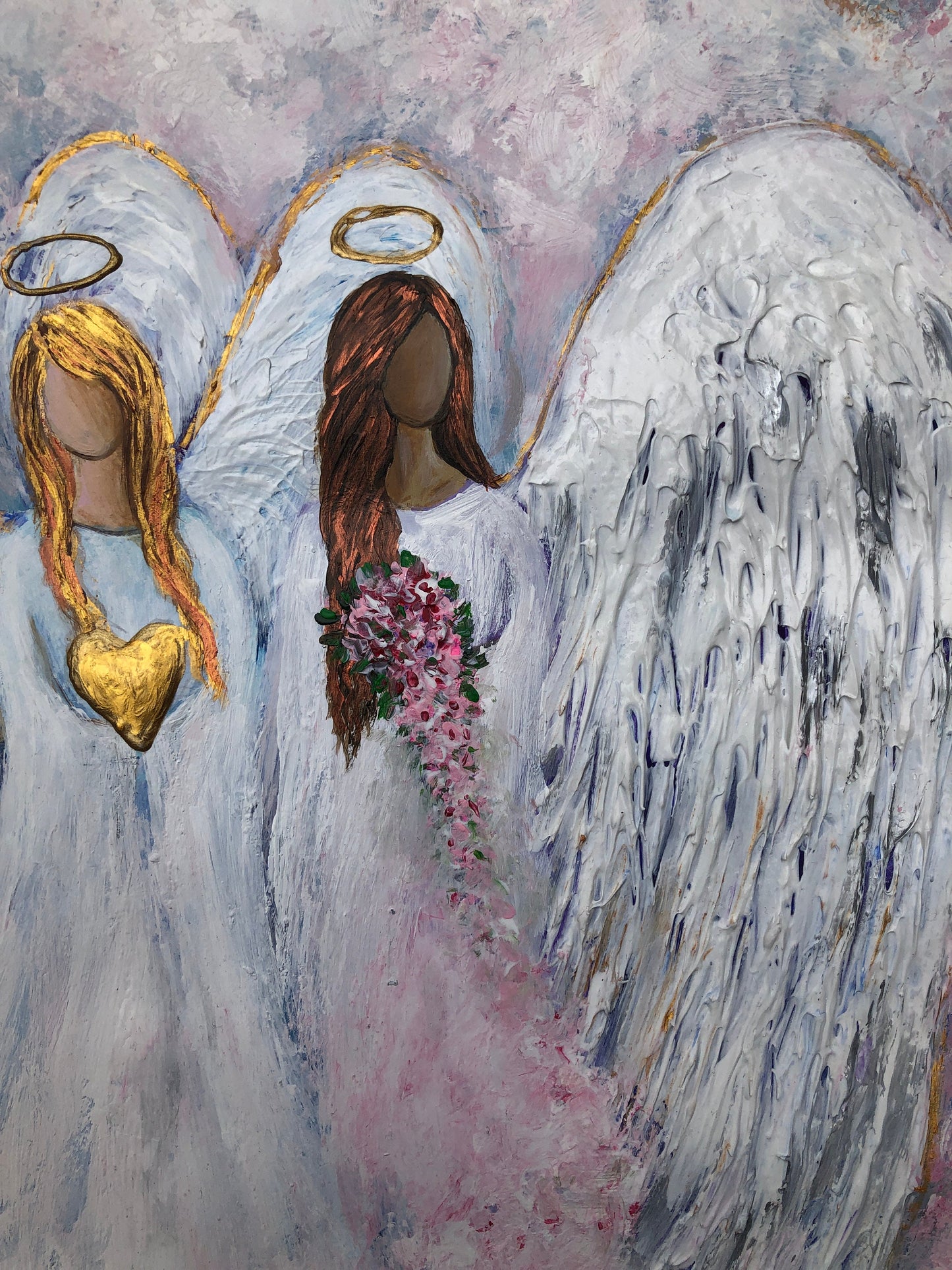 Always My Sister, Two Angel Painting