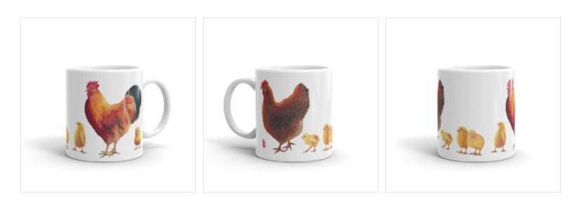 Personalized Chicken Mug