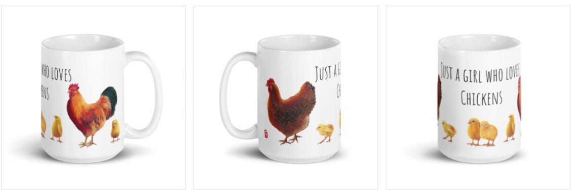 Personalized Chicken Mug