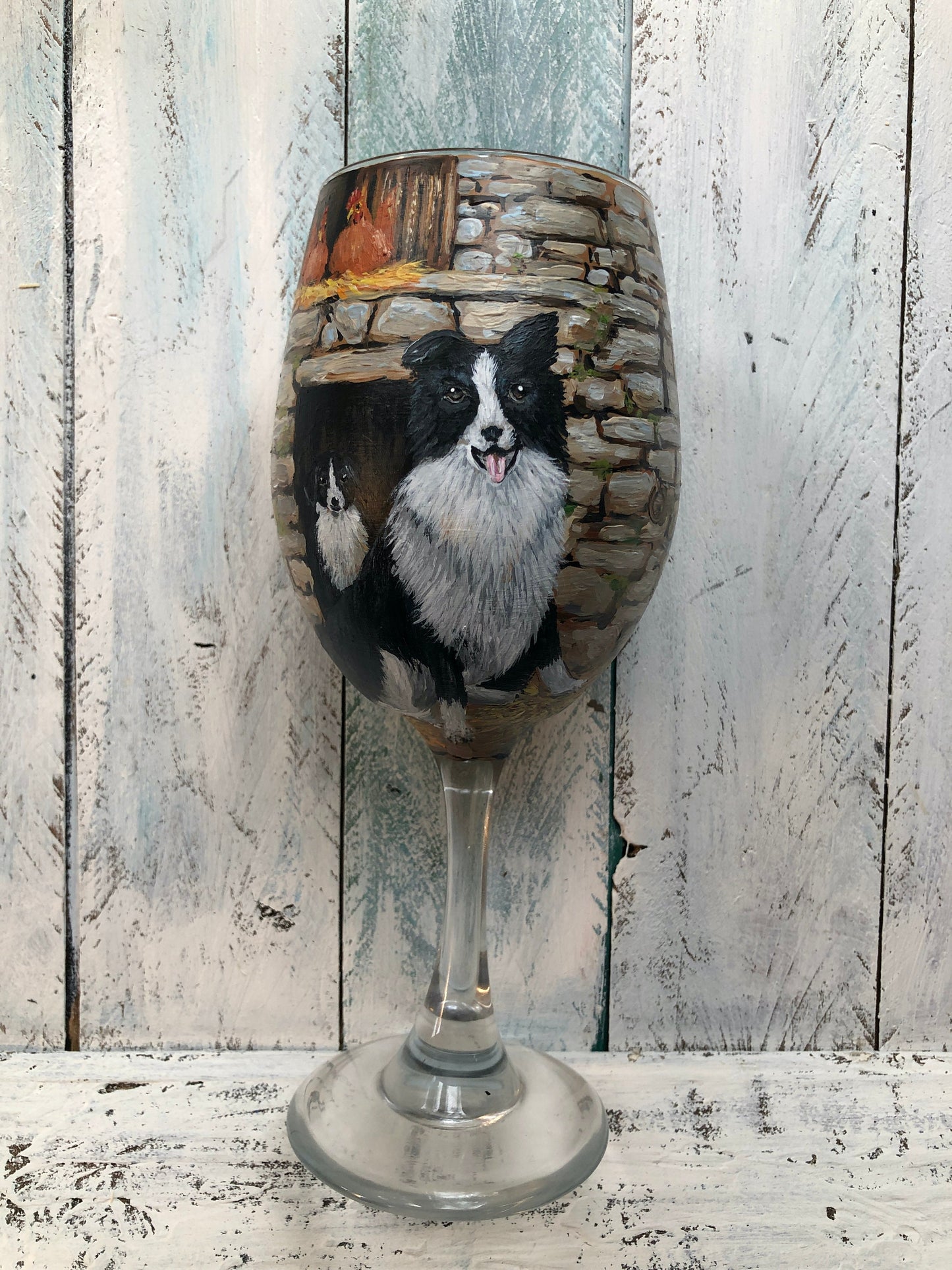 Custom Pet Wine Glass From Your Photo