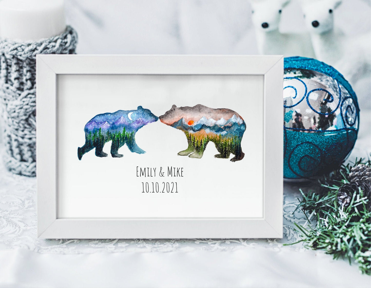 Bear Couple Print