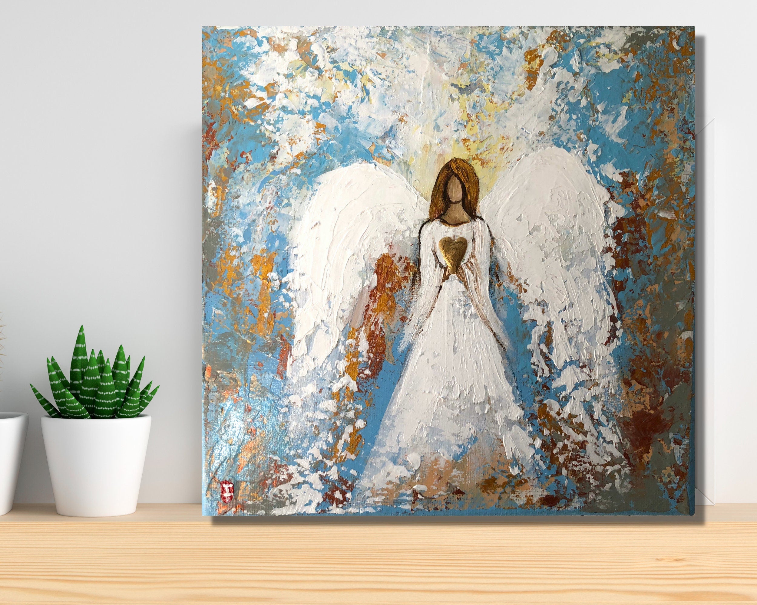 Original Angel painting TiffanyArtCanada