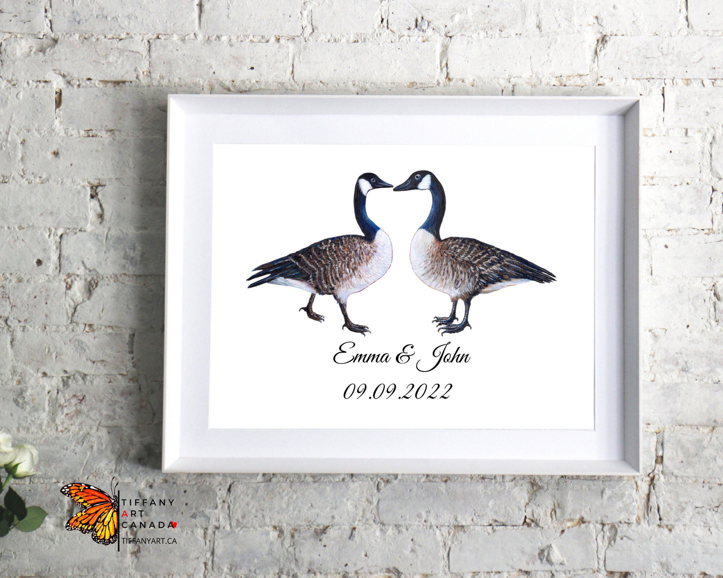 Canada Goose Couple Print