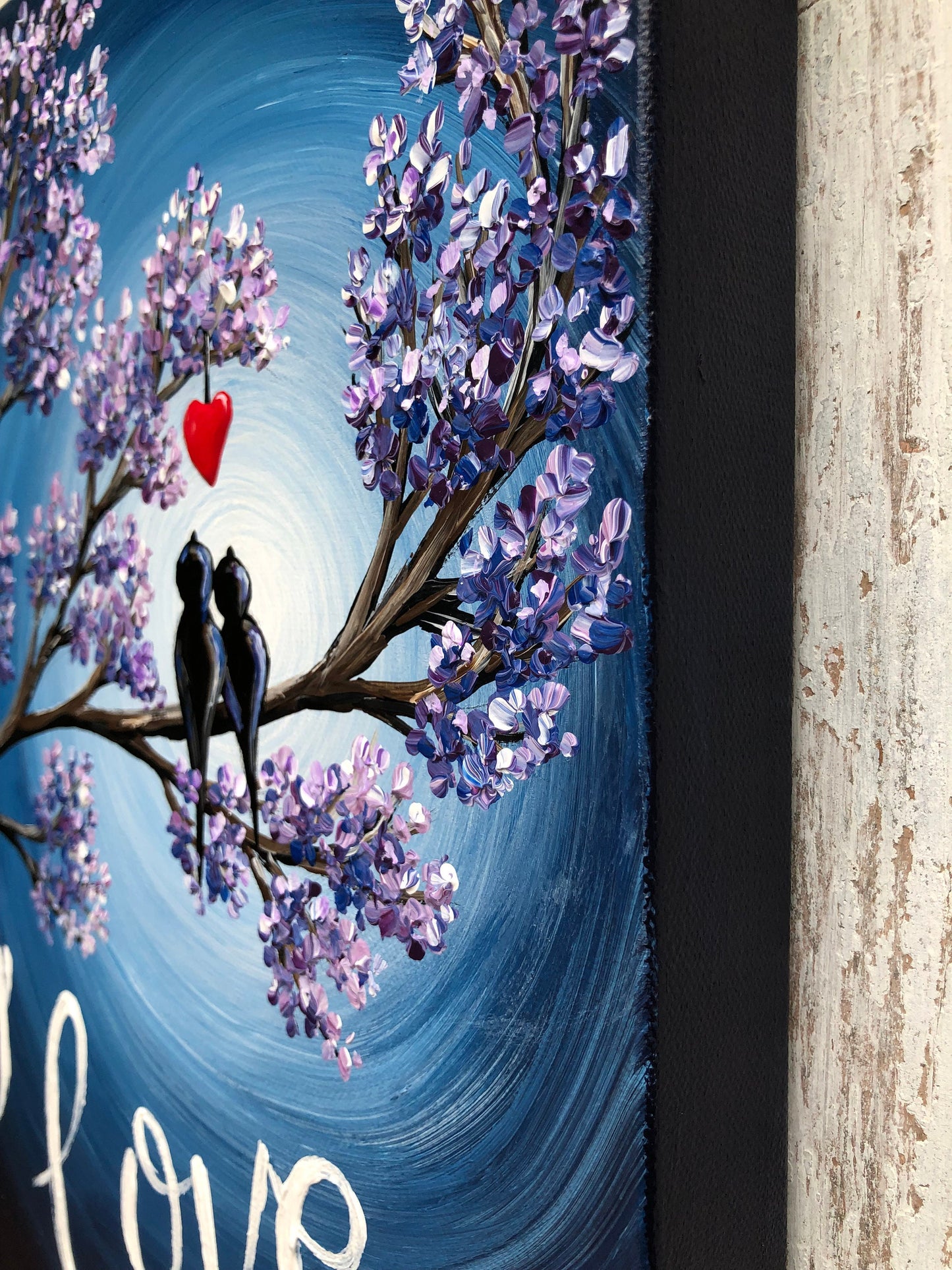 I Love Us Painting, Love Birds Painting