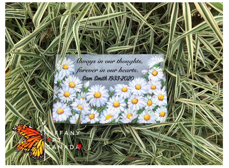 Hand Painted Bluebonnets Garden Block