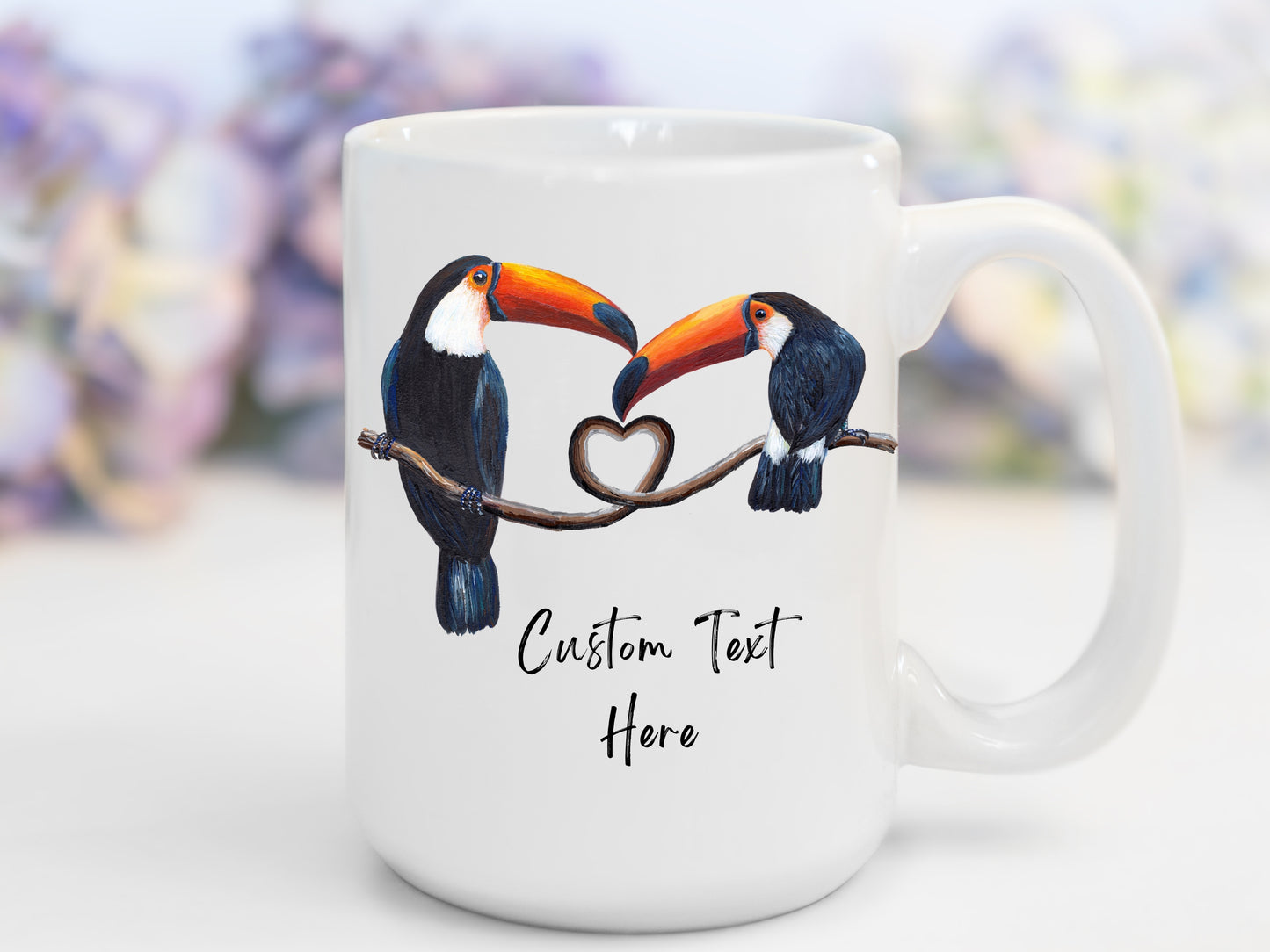 Personalized Sun Conure Couple Mug