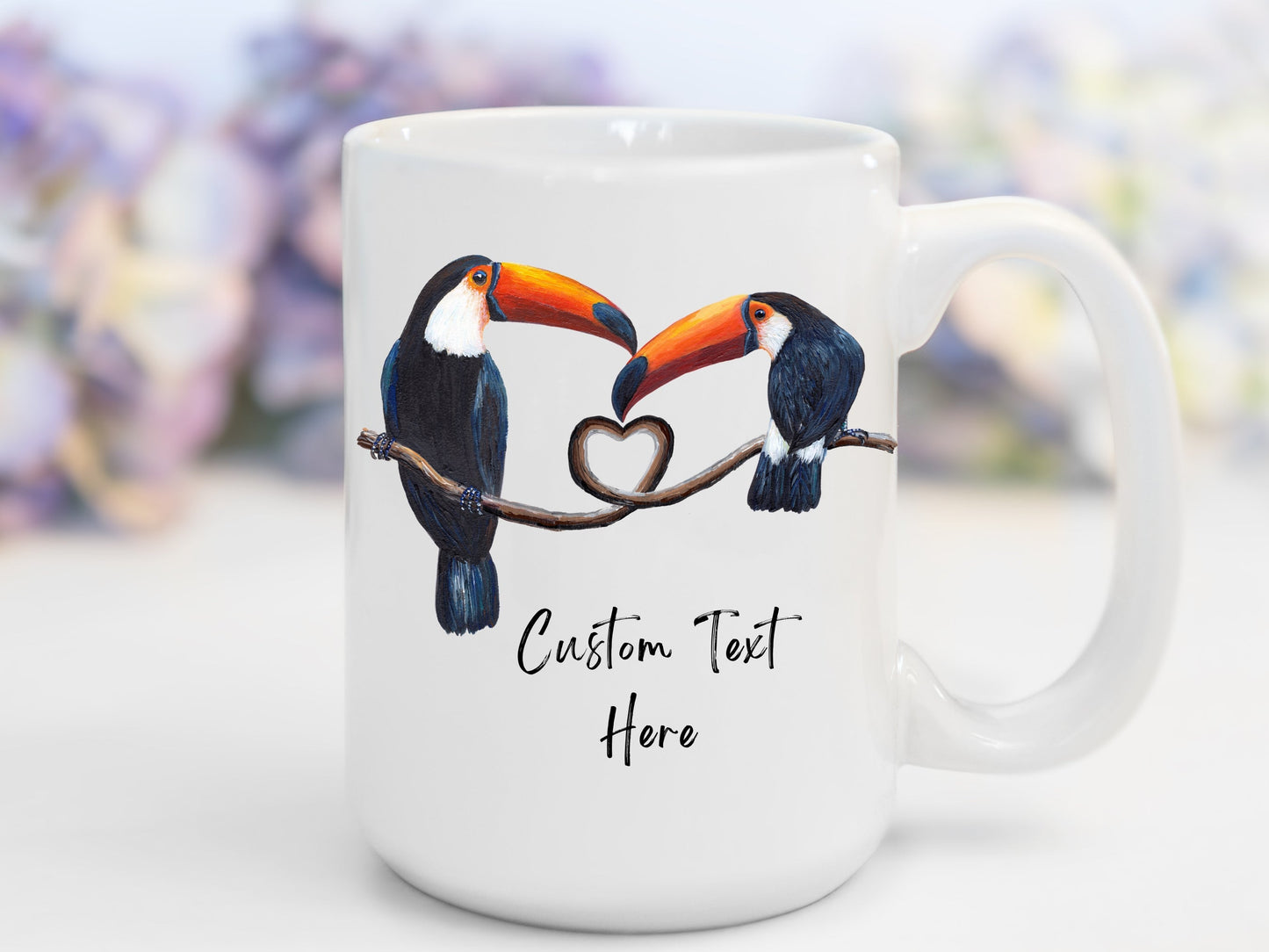 Personalized Toucan Couple Mug